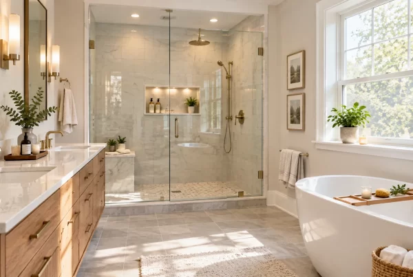 2026 bathroom remodeling trends in a renovated Massachusetts primary bathroom